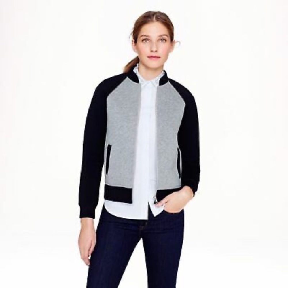 J.Crew surf varsity jacket